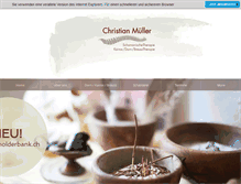 Tablet Screenshot of dorn-kairos-therapie.ch